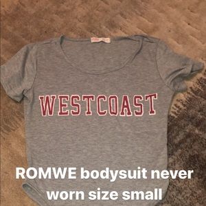 ROMWE High Leg Bodysuit